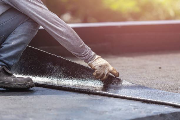 Professional Waterproofing technician working in Gratis, OH